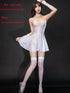 Satin Smooth Backless Pleated Micro Mini Dress for Women